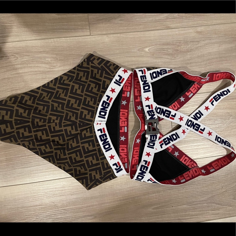 Fendi X Fila swimsuit - Picture 2 of 3